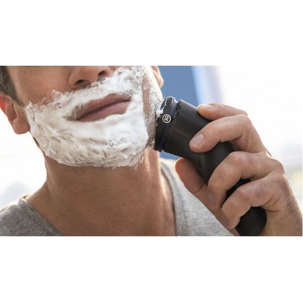 Cordless Waterproof Pivoting head With trimmer 2 year guarantee PHILIPS Series 3000 S3231/52 Wet & Dry Rotary Shaver - Black - 6